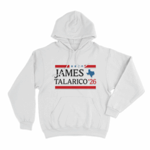 James Talarico 2026 Unisex Hoodie White